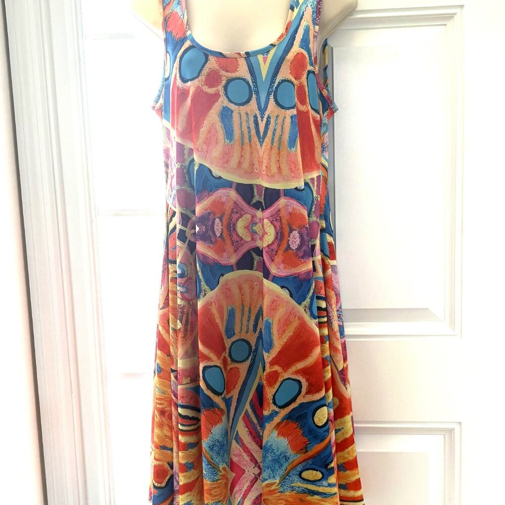 Colorful Print Dress by 24seven